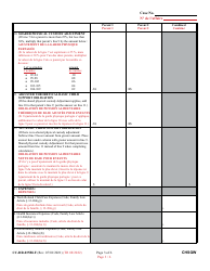 Form CC-DR-035BLF Worksheet B Child Support Obligation: Shared Physical Custody - Maryland (English/French), Page 3