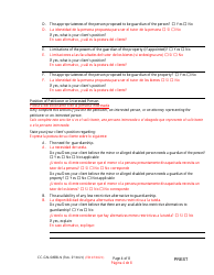 Form CC-GN-049BLS Pre-hearing Statement (Guardianship) - Maryland (English/Spanish), Page 4