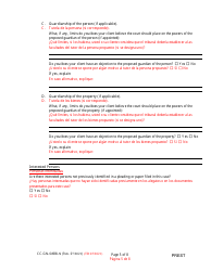 Form CC-GN-049BLS Pre-hearing Statement (Guardianship) - Maryland (English/Spanish), Page 5