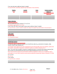 Form CC-GN-049BLS Pre-hearing Statement (Guardianship) - Maryland (English/Spanish), Page 7