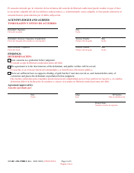 Form CC-DC-CR-170BLS Probation Agreement Deferring Judgment - Maryland (English/Spanish), Page 2