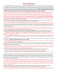 Form DC-CV-082BLS Failure to Pay Rent - Landlord&#039;s Complaint for Repossession of Rented Property (Real Property 8-401) - Maryland (English/Spanish), Page 10