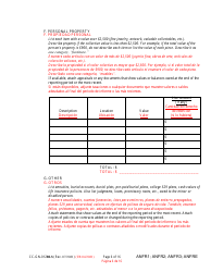 Form CC-GN-012BLS Fiduciary&#039;s Account - Maryland (English/Spanish), Page 6