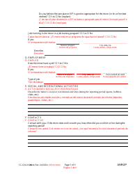 Form CC-GN-014BLS Annual Report of Guardian of a Minor - Maryland (English/Spanish), Page 5