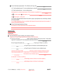Form CC-DR-109BLS Maryland Parenting Plan Tool - Maryland (English/Spanish), Page 12