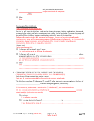 Form CC-DR-109BLS Maryland Parenting Plan Tool - Maryland (English/Spanish), Page 14