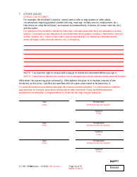 Form CC-DR-109BLS Maryland Parenting Plan Tool - Maryland (English/Spanish), Page 16