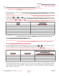 Form CC-DC-095BLF Counter-Claim for Custody/Child Support - Maryland (English/French), Page 2