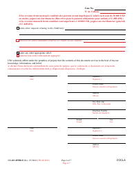 Form CC-DC-095BLF Counter-Claim for Custody/Child Support - Maryland (English/French), Page 6
