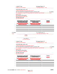 Form CC-GN-011BLF Inventory and Information Report - Maryland (English/French), Page 2