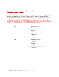 Form CC-GN-041 Parental Designation and Consent to the Beginning of Standby Guardianship - Maryland (English/Amharic), Page 10