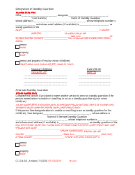 Form CC-GN-041 Parental Designation and Consent to the Beginning of Standby Guardianship - Maryland (English/Amharic), Page 2