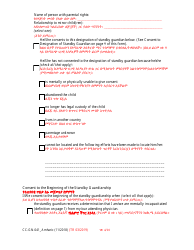 Form CC-GN-041 Parental Designation and Consent to the Beginning of Standby Guardianship - Maryland (English/Amharic), Page 4