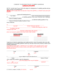 Form CC-GN-041 Parental Designation and Consent to the Beginning of Standby Guardianship - Maryland (English/Amharic), Page 9