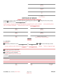 Form DC-002BLS Motion - Maryland (English/Spanish), Page 2