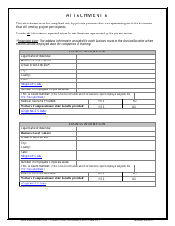 Private Partner Information Form - Skills Development Fund Program - Texas, Page 6