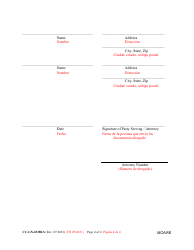 Form CC-GN-032BLS Motion for Appropriate Relief - Guardianship Proceeding - Maryland (English/Spanish), Page 4