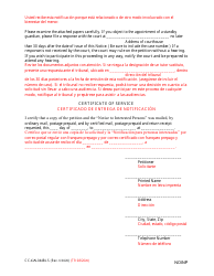 Form CC-GN-044BLS Notice to Interested Persons (Md. Rule 10-402(E)) - Maryland (English/Spanish), Page 2