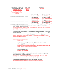 Form CC-DR-070BLS Motion for Alternate Service and Affidavit - Maryland (English/Spanish), Page 3