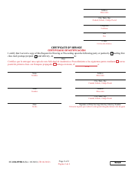 Form CC-DR-059BLS Request for Hearing or Proceeding - Maryland (English/Spanish), Page 2