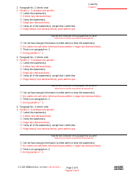 Form CC-DR-050BLS Answer to Complaint/Petition/Motion - Maryland (English/Spanish), Page 2