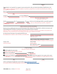 Form MDJ-004BLS Application for Party Access to Mdec Cases - Maryland (English/Spanish), Page 2