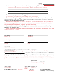 Form CC-DC-089BLS Request for Waiver of Prepaid Costs - Maryland (English/Spanish), Page 3