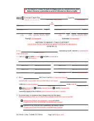 Document preview: Form DR-006 BLS Motion to Modify Child Support - Maryland (English/Spanish)