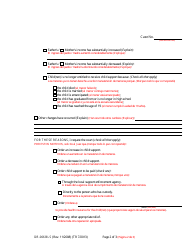 Form DR-006 BLS Motion to Modify Child Support - Maryland (English/Spanish), Page 2