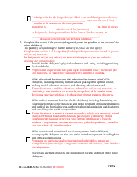 Form CC-GN-042BLS Petition by Standby Guardian (Judicial Appointment) - Maryland (English/Spanish), Page 7