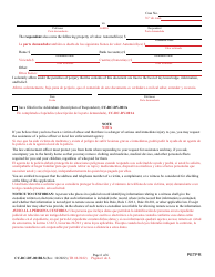 Form CC-DC-DV-001BLS Petition for Protection From Domestic Violence/Child Abuse/Vulnerable Adult Abuse - Maryland (English/Spanish), Page 6