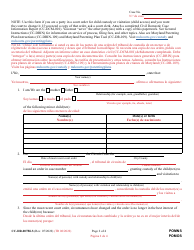 Form CC-DR-007BLS Petition to Modify Custody/Visitation (Child Access) - Maryland (English/Spanish), Page 2