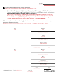 Form CC-DR-007BLS Petition to Modify Custody/Visitation (Child Access) - Maryland (English/Spanish), Page 4