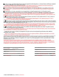 Form CC-DC-CR-072ABLS Petition for Expungement of Records (Acquittal, Dismissal, Probation Before Judgment, Nolle Prosequi, Stet, Not Criminally Responsible, or Transfer to Juvenile Disposition) - Maryland (English/Spanish), Page 2