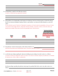 Form CC-GN-001BLS Petition for Guardianship of Minor - Maryland (English/Spanish), Page 7