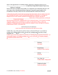Form CC-GN-045BLS Notice to Interested Persons - Maryland (English/Spanish), Page 2