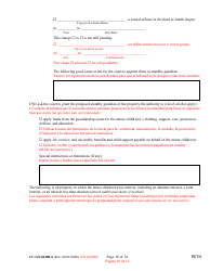 Form CC-GN-043BLS Petition by Parent (Appointment of Standby Guardian) - Maryland (English/Spanish), Page 10