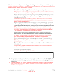 Form CC-GN-043BLS Petition by Parent (Appointment of Standby Guardian) - Maryland (English/Spanish), Page 7