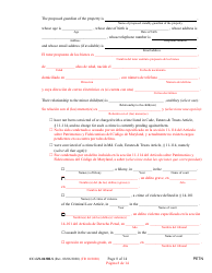 Form CC-GN-043BLS Petition by Parent (Appointment of Standby Guardian) - Maryland (English/Spanish), Page 8