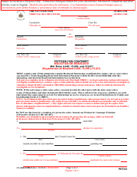 Document preview: Form CC-DR-112BLS Petition for Contempt - Maryland (English/Spanish)