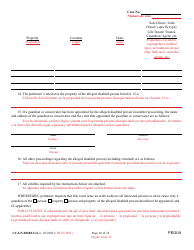 Form CC-GN-002BLS Petition for Guardianship of Alleged Disabled Person - Maryland (English/Spanish), Page 10