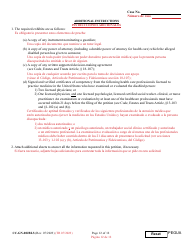 Form CC-GN-002BLS Petition for Guardianship of Alleged Disabled Person - Maryland (English/Spanish), Page 12