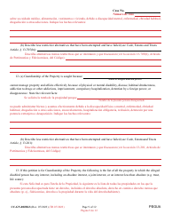 Form CC-GN-002BLS Petition for Guardianship of Alleged Disabled Person - Maryland (English/Spanish), Page 9