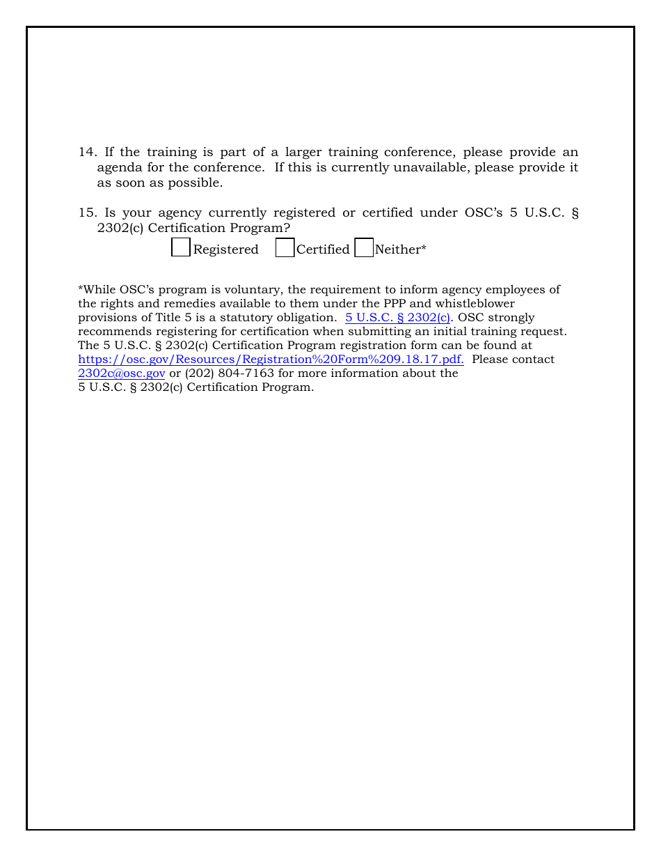 Speaker Request Form (Federal Agency Requester), Page 3