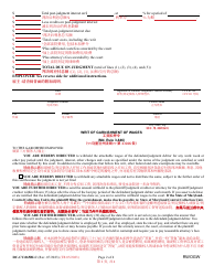 Form DC-CV-065BLC Request for Writ of Garnishment of Wages - Maryland (English/Chinese), Page 2