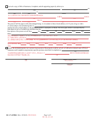 Form DC-CV-109BLC Complaint for Grantor in Possession - Maryland (English/Chinese), Page 3