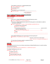 Form CC-GN-049BLC Pre-hearing Statement (Guardianship) - Maryland (English/Chinese), Page 2