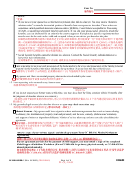 Form CC-DR-020BLC Complaint for Absolute Divorce - Maryland (English/Chinese), Page 6