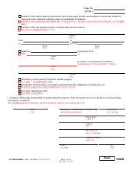 Form CC-DR-020BLC Complaint for Absolute Divorce - Maryland (English/Chinese), Page 8