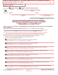 Document preview: Form CC-DC-CR-148BLC Petition for Shielding Under Md Second Chance Act - Maryland (English/Chinese)